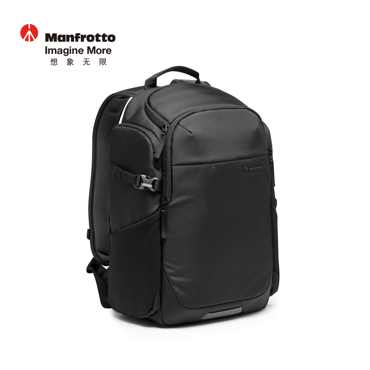 曼富图大容量双肩相机摄影包