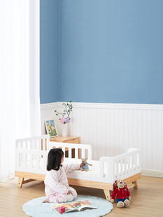 环保进口实木儿童床过渡床婴儿床地台床宝宝早教幼儿园午休床