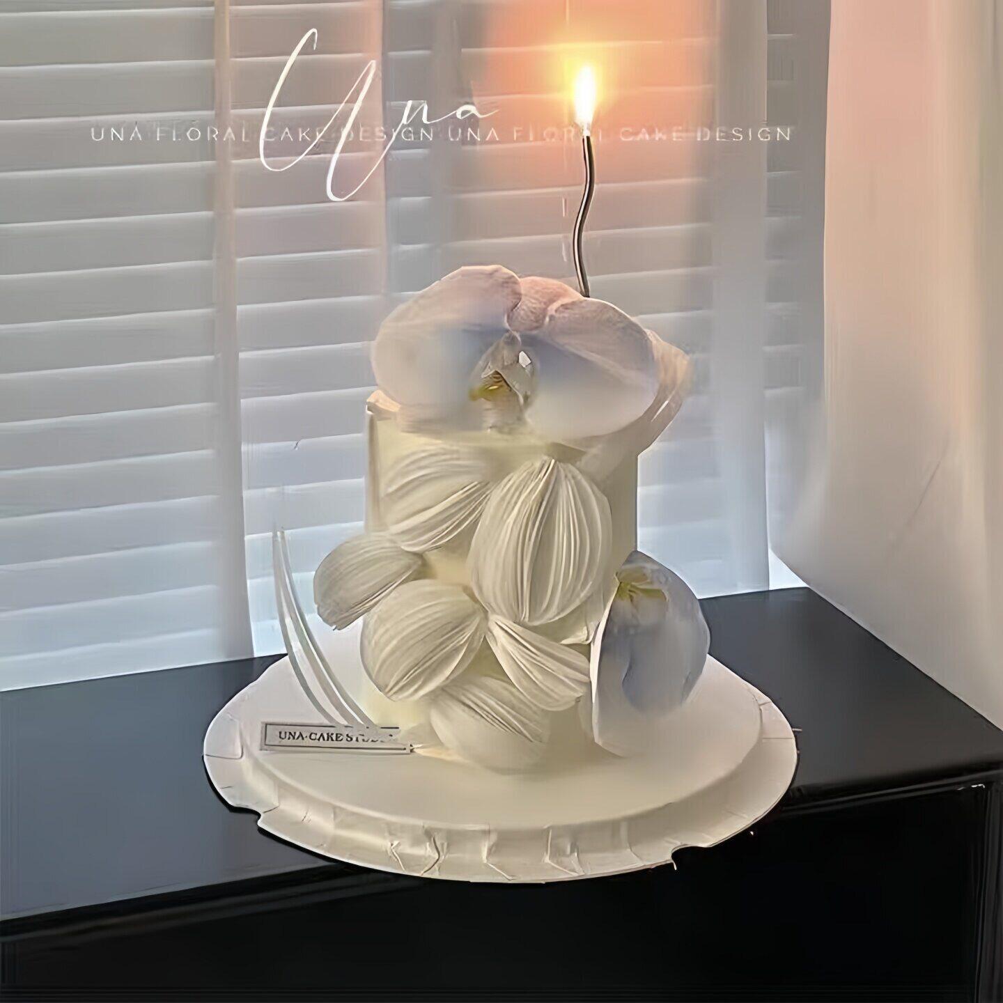 节日通用蛋糕装饰糯米纸威化纸立体切圆工具蝴蝶兰仙女生日配件