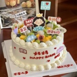 妈妈福气满满貌美如花蛋糕装饰插牌母亲生日快乐甜品台装扮摆件