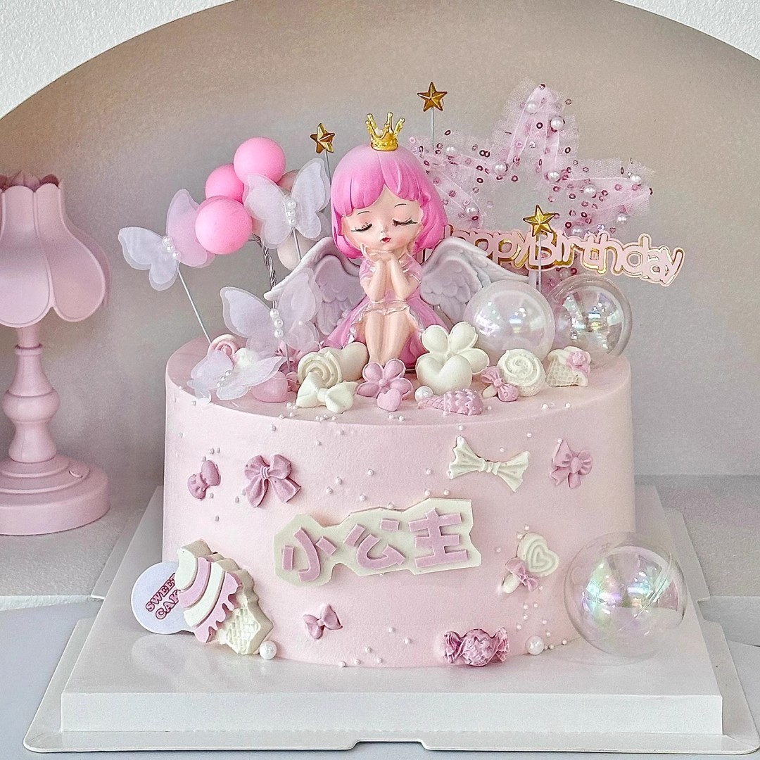 可爱女孩生日烘焙装扮插件