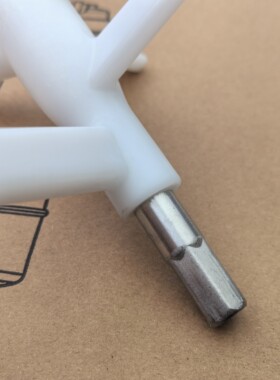 面条机配件JYS-N3/N21/W22/N5搅拌器搅拌棒和面器五个齿旋转