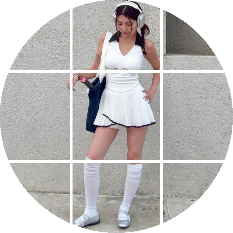 跨境翻领撞色运动系挂脖网球服女
