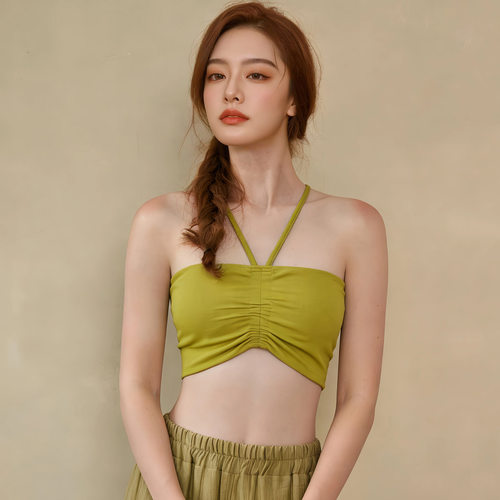 韩版吊带美背聚拢运动内衣透气外