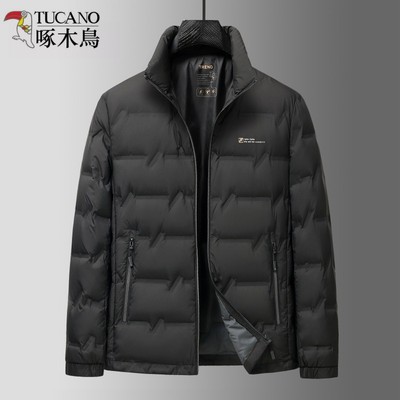 啄木鸟轻薄款中年新款羽绒服