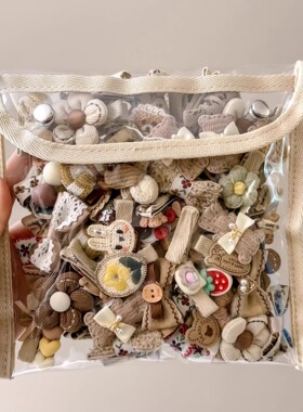 婴幼儿汗毛夹布包头饰可爱儿童发夹宝宝不伤发发卡公主碎发夹发饰