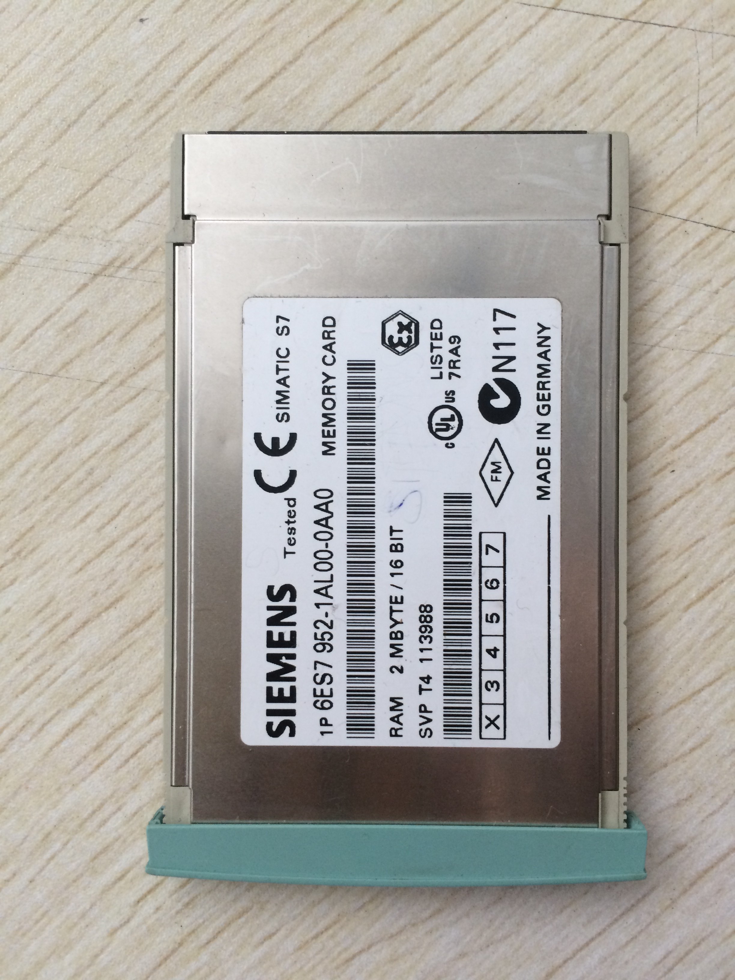 全新西门子400 RAM卡256KB 6ES7 952-1AH00-0AA0  现货