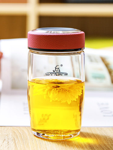 万象大肚子矮胖风车载单层玻璃杯