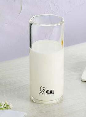 希诺牛奶杯加厚445ml招待透明