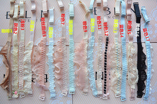 3对包邮EBLIN正品文胸花边肩带 高弹力防滑内衣双肩带塑身衣挂带