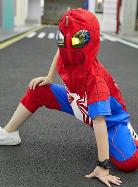 卡通纯棉两件套夏季男童夏装