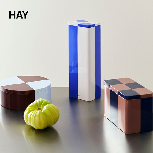 HAY金属收纳盒带盖防尘