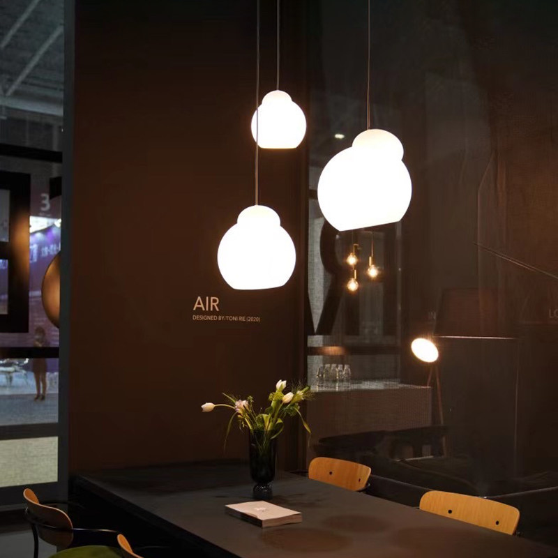丹麦FRANDSEN创意个性AIR简约磨砂玻璃餐厅餐桌灯卧室床头吊灯,家装灯饰光源,餐厅吊灯,淘宝优惠券,粉丝福利购,淘宝优惠卷