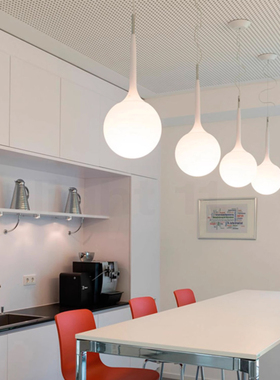 Artemide 意大利进口 创意极简书房客厅餐厅玻璃卧室吊灯 Castore
