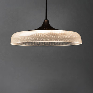 灯LED典藏吊灯定制黑色 艾舍人台湾客餐厅书房卧室现代简约中式