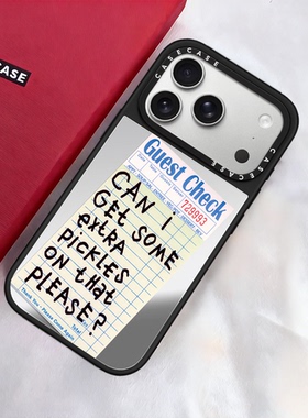 C家代购CASE联名标签红色爱心适用苹果17ProMax手机壳15/16高级感13防摔iPhone17Air保护套MagSafe磁吸14女款