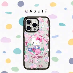 14防摔13全包12保护套MagSafe磁吸女 C家CASETI联名美乐蒂凯蒂猫适用苹果iPhone16promax手机壳15plus明星同款