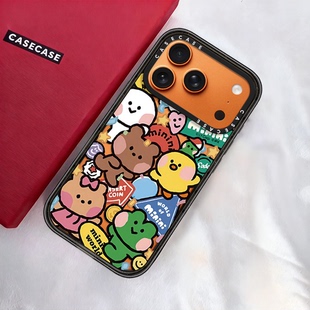C家代购CASE联名游园会mini适用苹果17ProMax手机壳15/16高级感13防摔iPhone17Air保护套MagSafe磁吸14女透明