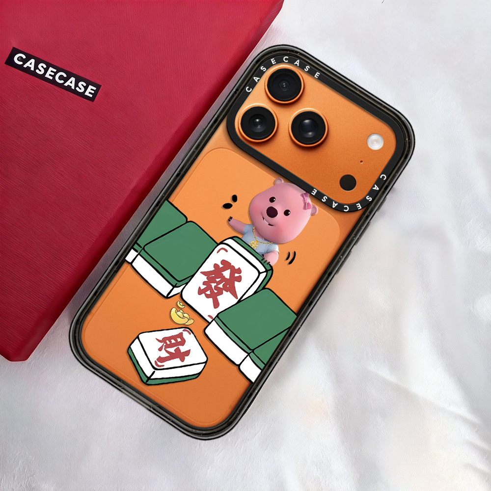 C家代购CASE联名海狸loppy适用苹果17ProMax手机壳15/16高级感13防摔iPhone17Air保护套MagSafe磁吸14亚克力