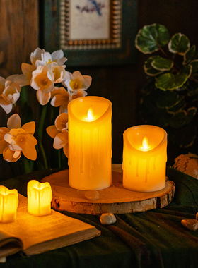 掬涵仿真电子摇摆蜡烛婚庆浪漫求婚表白活动布置烛光氛围感装饰灯