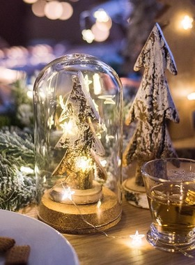 派对布置气氛造景星星装饰挂件摆件灯串闪亮圣诞缠绕发光浪漫