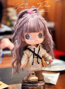 嘎子姐假发长卷发1/8可动人偶向往之处假发bjd玩偶假短发可爱长发