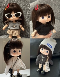 嘎子姐hacipupu齐刘海假发娃衣配件娃衣zsiga潮玩娃衣obj配件