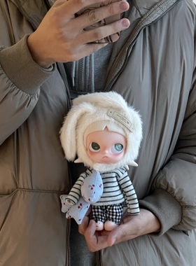 条纹套装衣服嘎子姐Zsiga娃衣动人向往之处玩偶可爱秋冬头套帽子