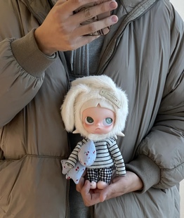 条纹套装衣服嘎子姐Zsiga娃衣动人向往之处玩偶可爱秋冬头套帽子