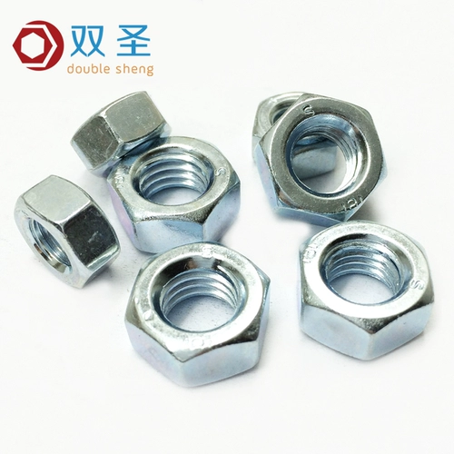 [Полные спецификации M2-M30] 4,8 Гальванизированные гексагональные никелирующие никелированные никелированные шестиугольные гайки