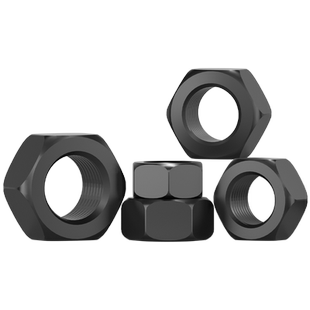 镀黑锌黑色304不锈钢六角螺母螺帽螺丝帽螺栓大全M3M4M5M6M10-M24