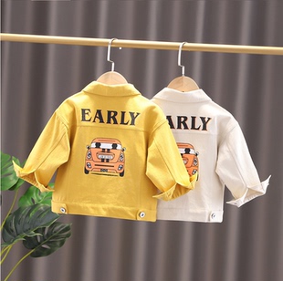 男童牛仔外套春秋2026新款帅气宝宝韩版上衣潮牌儿童春装夹克开衫