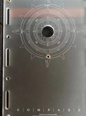 适用户外露营igt发光单元板GZ灯架透明亚克力38灯U架户外桌便携轻