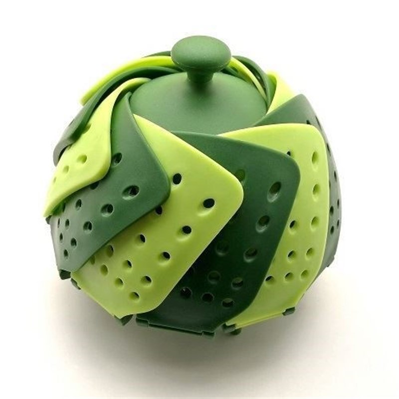 适用网红新款多用途折叠果蔬沥水篮瓜子坚果盘蔬R菜蒸笼镂空滤水