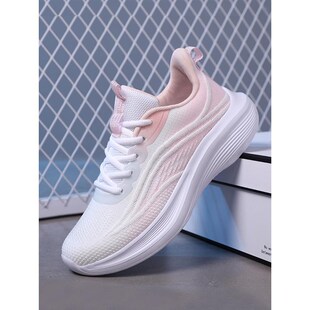 适用夏季运动女款20o24新款初中学生轻便减震跑步鞋网面透气跑鞋