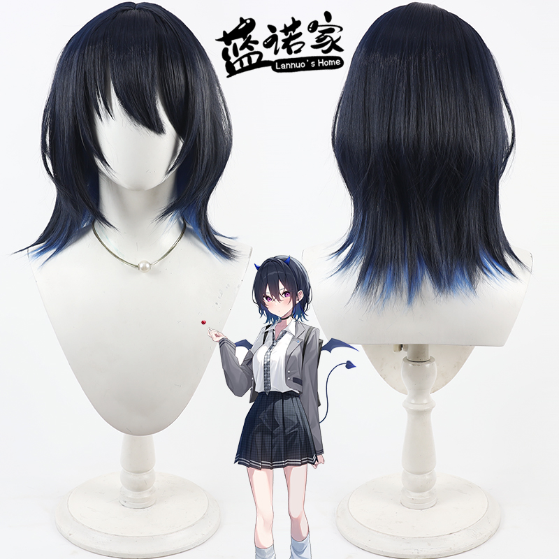 【云容】虚拟VTuber主播 一之濑丽cos假发 仿真头皮 内外双色