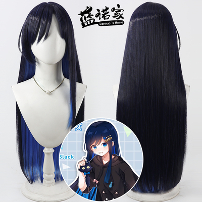 云容 Gasoline Alley虚拟形象双叶凑音cos假发仿真头皮内外双色