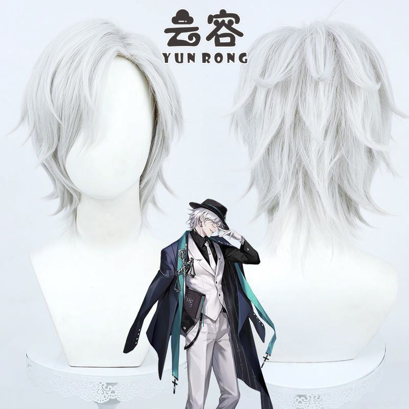【云容】无期迷途 福克斯先生cos假发银白色打毛头顶层次反翘
