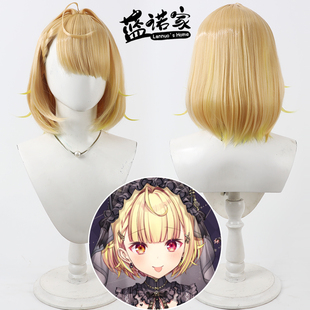 【云容】彩虹社虚拟VTuber播主 星川莎拉cos假发哥特萝莉波波头