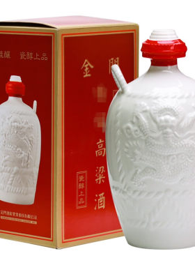 金门高粱酒 58度坛装1000ml一公升白瓷瓶 纯粮食酒高度白酒小白龙