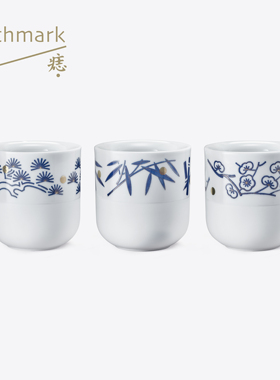 岁寒三友小厚唇杯110ml / 青花瓷 / 咖啡杯 / 茶杯 | 痣birthmark