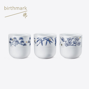 岁寒三友小厚唇杯110ml / 青花瓷 / 咖啡杯 / 茶杯 | 痣birthmark