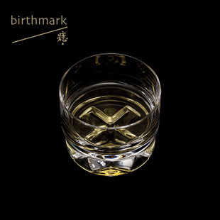 180ml／whisky GLASS 十字烈酒杯 痣birthmark 威士忌酒杯