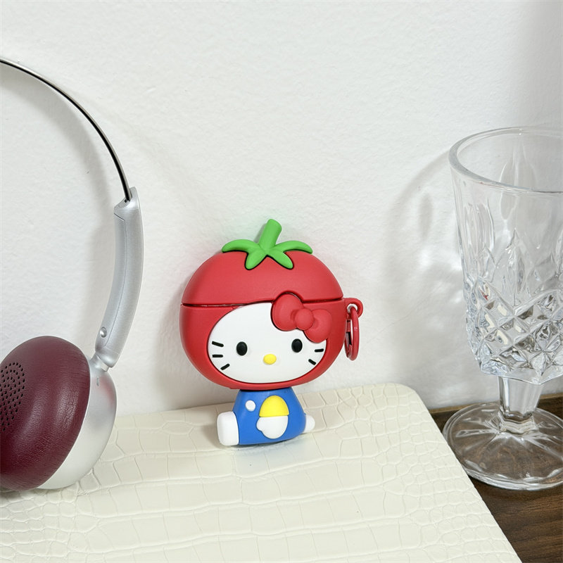 壳代表 适用立体硅胶苹果kittyairpodspro3无线蓝牙耳机保护套简约可爱创意全包壳12代创意个性4女新一二代四