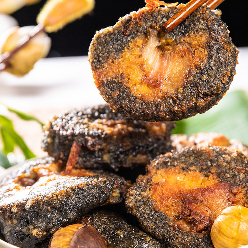 广西河池特产草灰板栗大肉粽750g