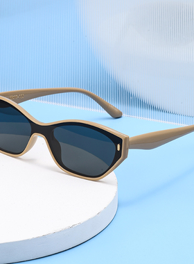 复古猫眼圆脸显瘦防紫外线太阳镜