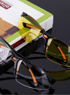 防风沙安全透明防护镜劳保眼镜