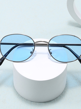 嘻哈金属小框墨镜可配度数