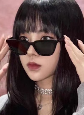 欧美风网红猫眼太阳镜女凹造型