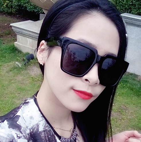 复古明星款圆脸大框太阳镜韩版潮流个性男士眼睛女墨镜韩国开车